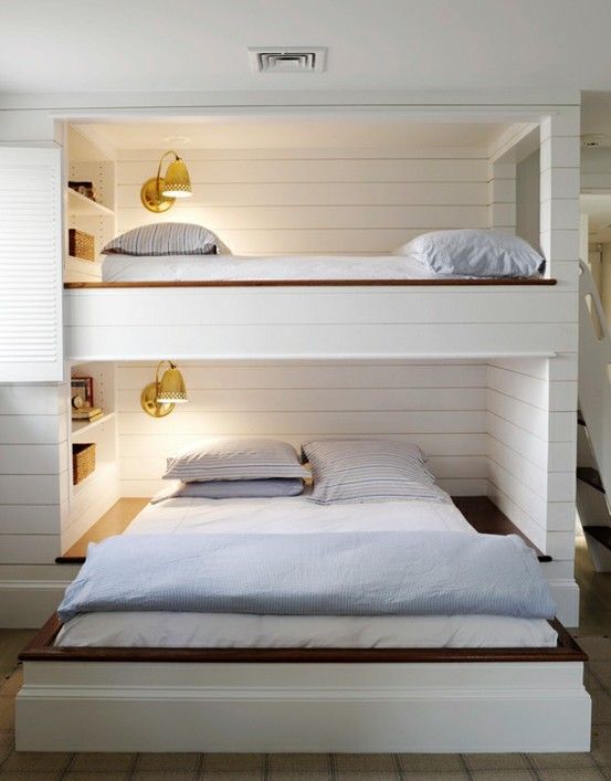 White bunk bed-the best design