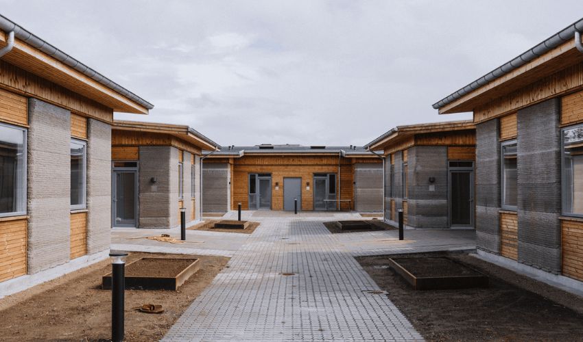Europe’s Largest 3D Printed Housing Project Welcomes Student Residents in Denmark