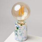Blue desk lamp