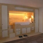 Childrens beds with storage space and box