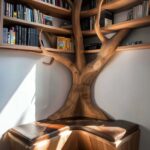 Corner Bookshelves