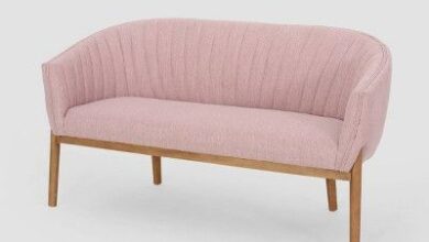 Pink Loveseat