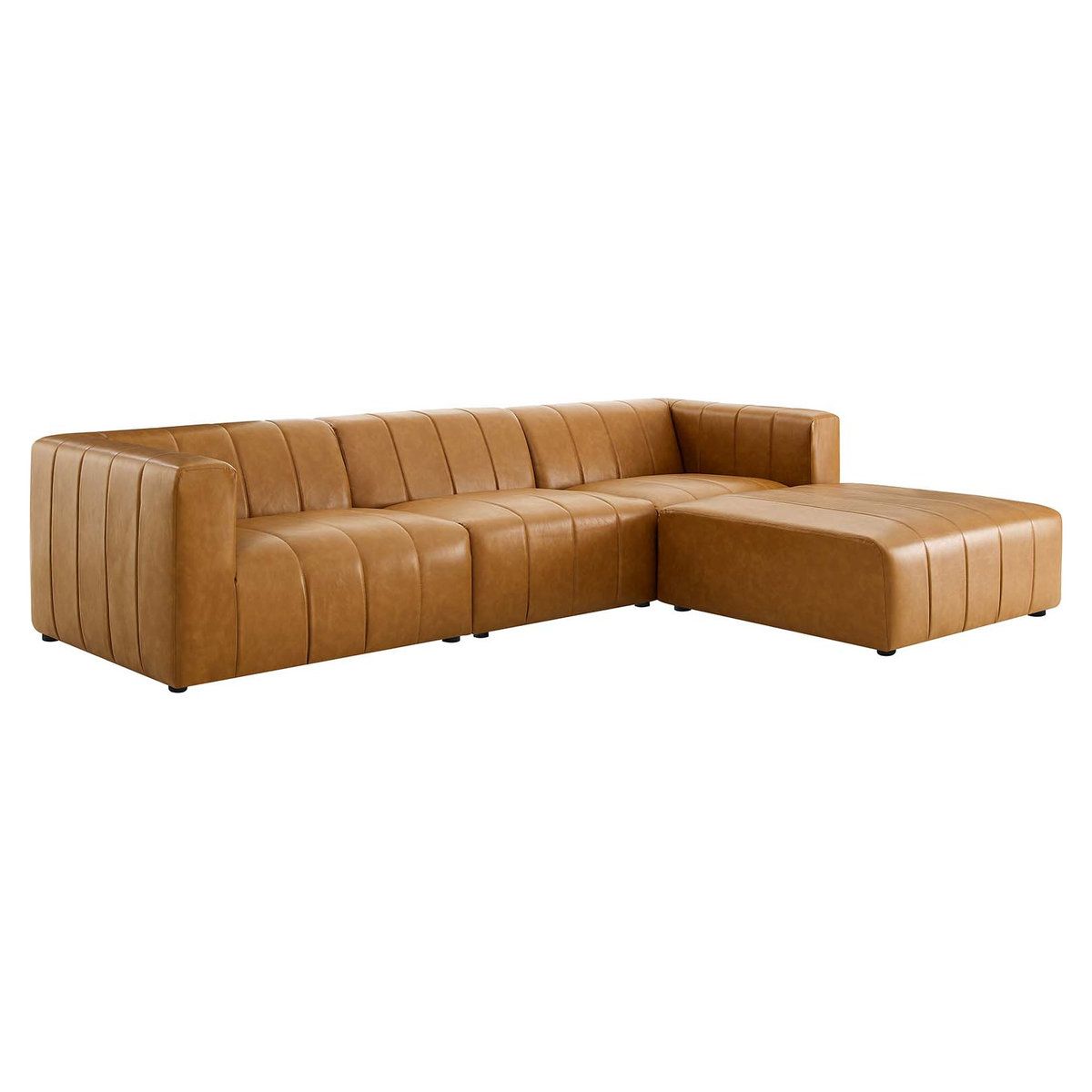 Contemporary 4-Piece Sectional Sofas for Modern Living Rooms