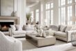 Modern White Living Room Furniture Sets