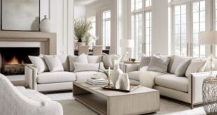 Modern White Living Room Furniture Sets