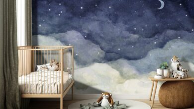 Nursery wallpaper your little ones