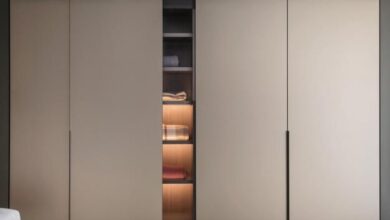 Wardrobes with sliding doors