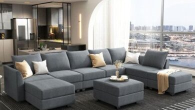 U Shaped Sectional Sofa