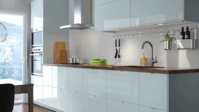 High gloss kitchens from Ikea