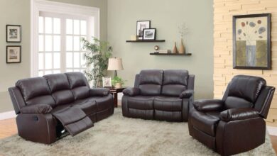 Leather Reclining Sofa And Loveseat Sets