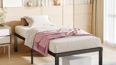 Extra long metal beds