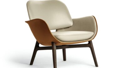 Grey Leather Armchair
