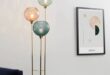 3 bright floor lamps