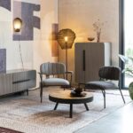 3 bright floor lamps