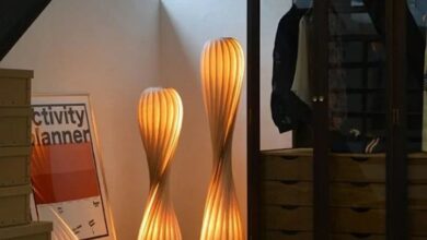 5 light floor lamp