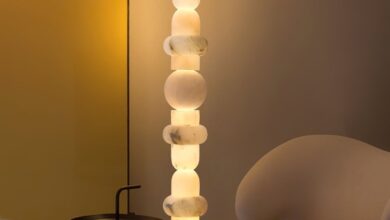5 light floor lamp