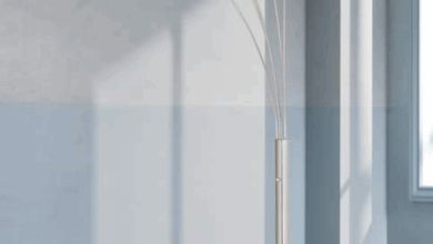5 light floor lamp