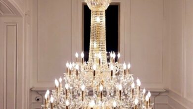 a chandelier