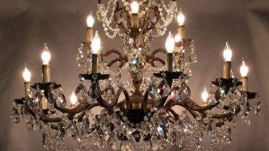 a chandelier