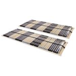 Adjustable slatted frames