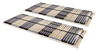 Adjustable slatted frames