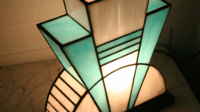 art deco lamps