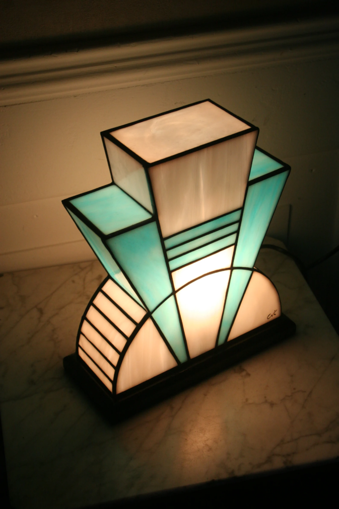 art deco lamps