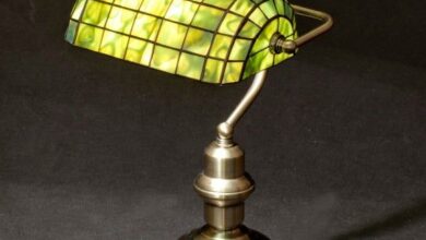 art deco lamps