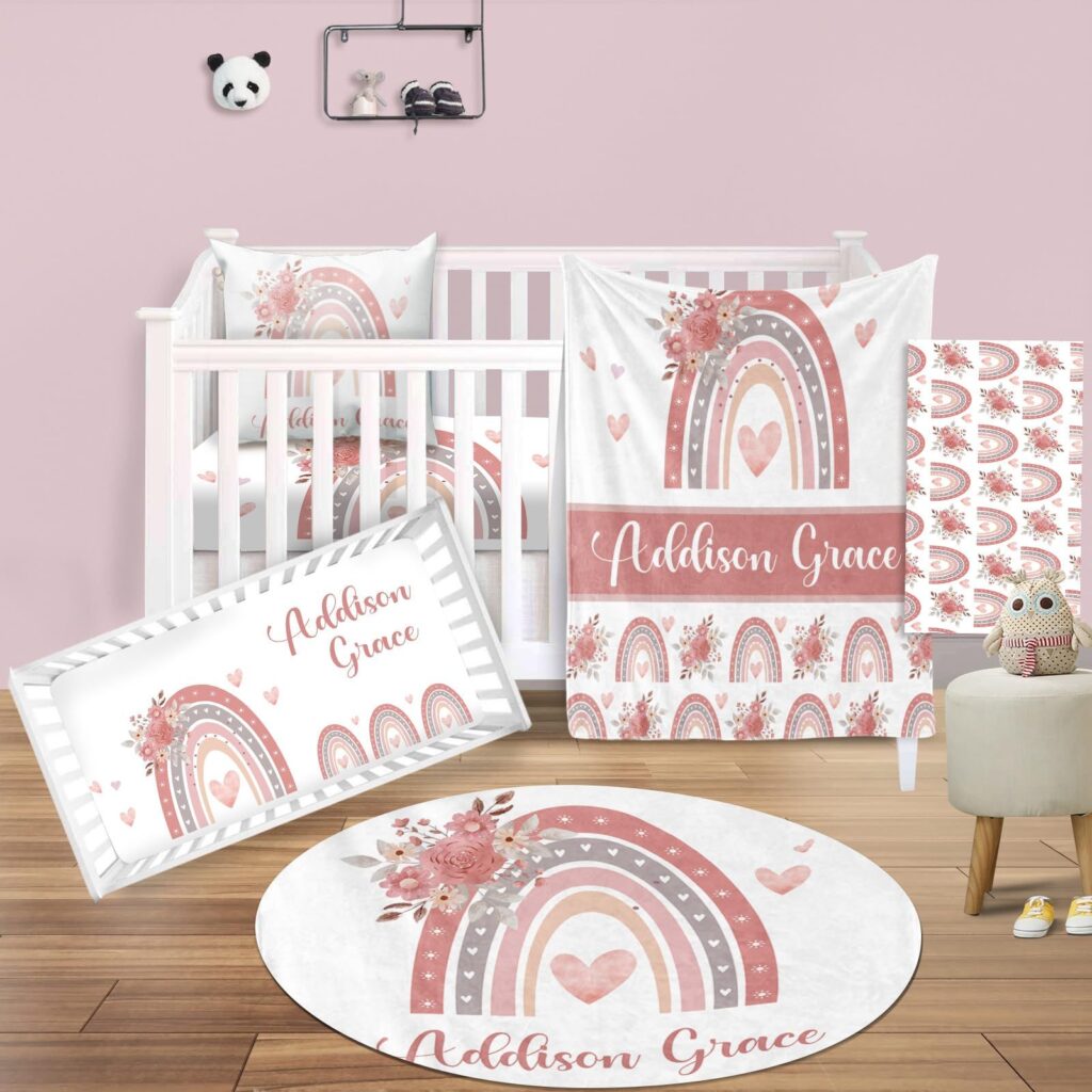 Baby Girl Crib Bedding Set