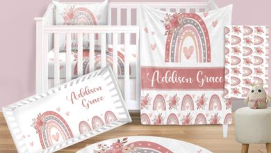 Baby Girl Crib Bedding Set