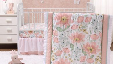 Baby Girl Crib Bedding Set