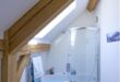 Bathrooms pitched roof decor