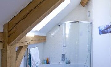 Bathrooms pitched roof decor