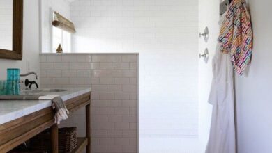 Bathrooms pitched roof decor