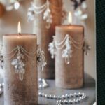 beaded candles