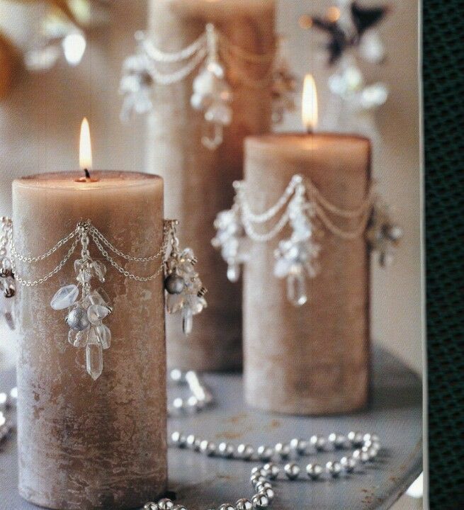 Beaded Candles – A Shimmering Touch to Your Home