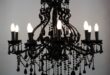 beautiful black chandelier