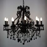 beautiful black chandelier