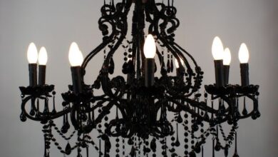 beautiful black chandelier