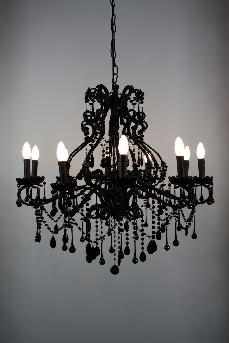 Beautiful Black Chandelier Adds Elegance to Any Room