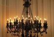 beautiful black chandelier