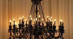 beautiful black chandelier