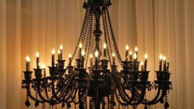 beautiful black chandelier