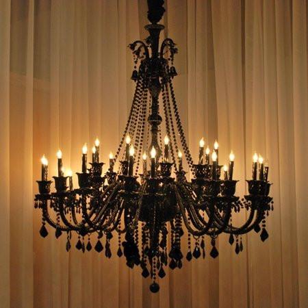 beautiful black chandelier