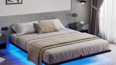 Bed frame with bed box