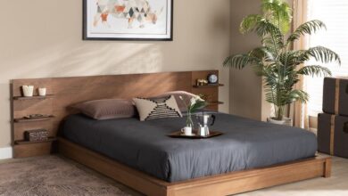 Bed frame with bed box