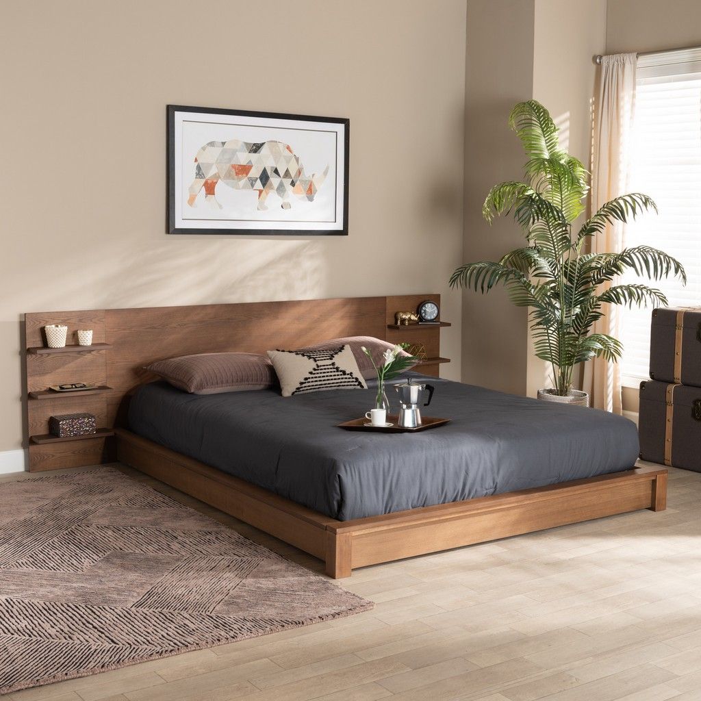 Bed frame with bed box lets you sleep in style