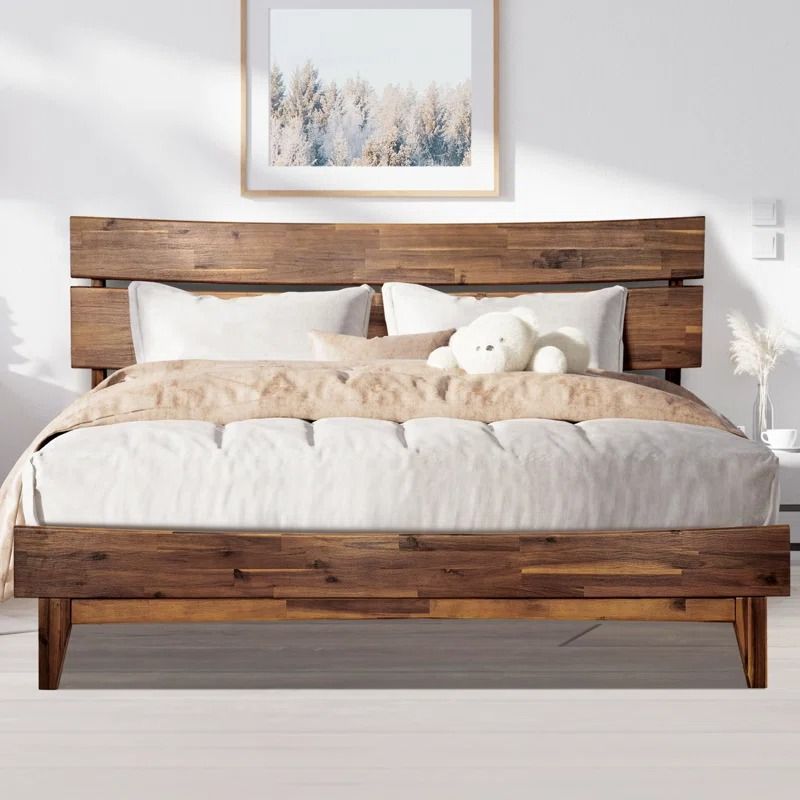 Bed frames made of acacia