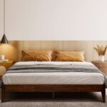 Bed frames made of acacia