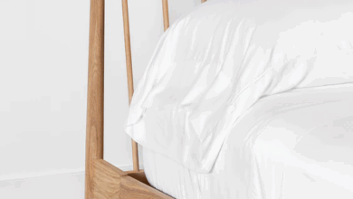 Bed frames made of oak